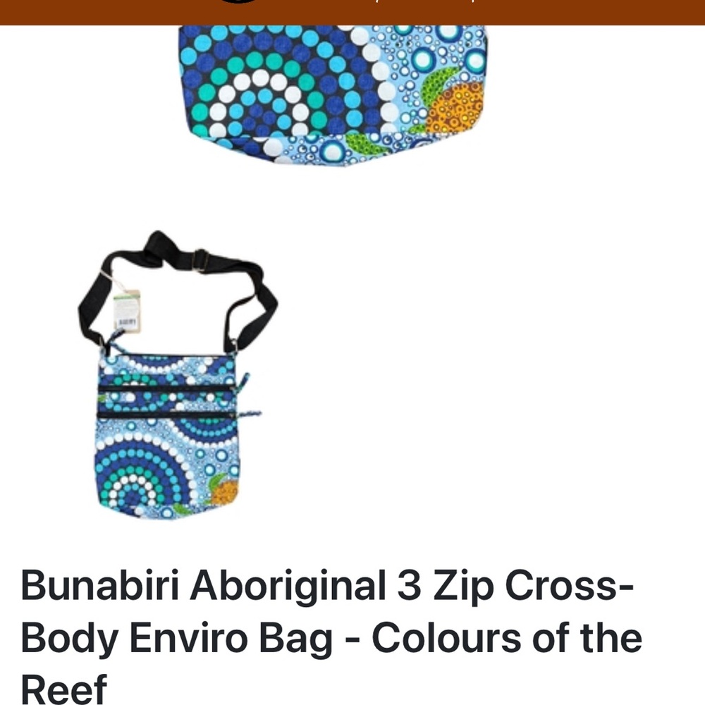 Blue Multi-Patterned Women's Bag - Picture 2 of 2
